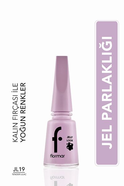 Flormar Flormar Jelly Look Nail Enamel JL19 Tender Lilac
