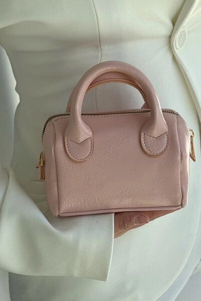 LEONAS Mini Size Women's Hand and Shoulder Bag Candy Pink