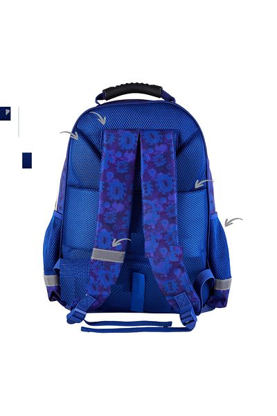 SPIDERMAN Children's backpack, 42x30x17 cm, with three compartments and two side pockets, multicolor, Spiderman