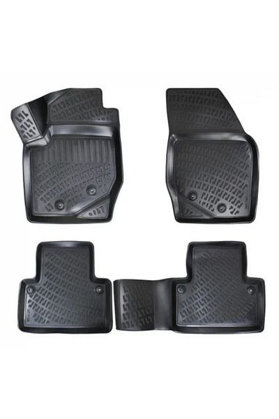 Umbrella UMBRELLA RUBBER CAR MATS SET FOR DACIA LOGAN II SEDAN 2012-2020