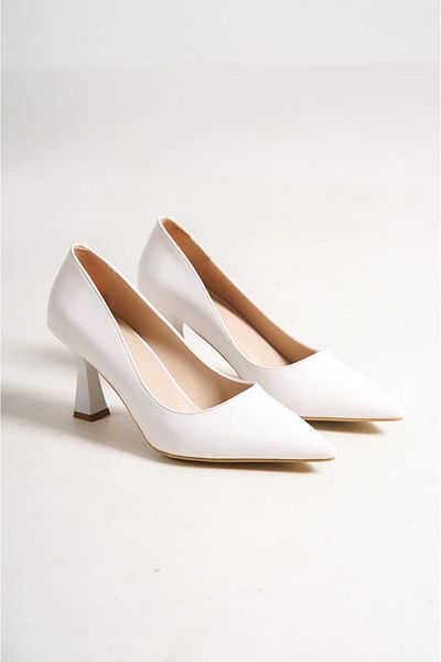 EMOYRA Stiletto alb pentru femei Alexandra