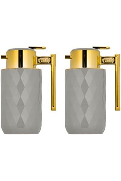 ALSAIF Yaqut 2-pieces Coffee And Tea Vacuum Flask,1l/1l, Light Grey