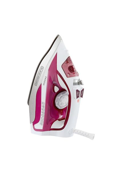 Black&Decker Steam Iron 380 ml 2400 W X2400-B5 Pink/White