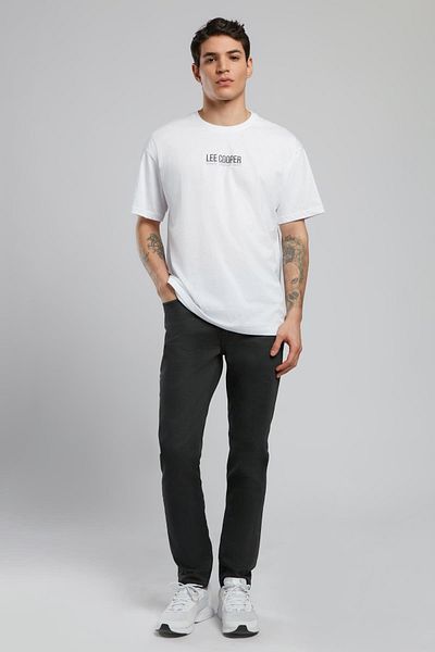 Lee Cooper Andrea Men's O-Neck T-Shirt White