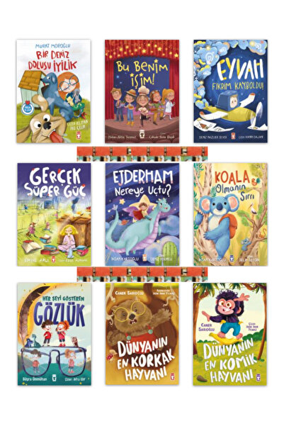 Timaş Çocuk 1.sınıf(9kitap)Bir Deniz Dolusu İyilik,Gerçek Süper Güç,Dünyanın ...