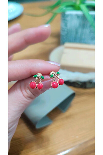 To Be Reborn Çelik Kiraz Model Kız Çocuk/Bebek Küpesi