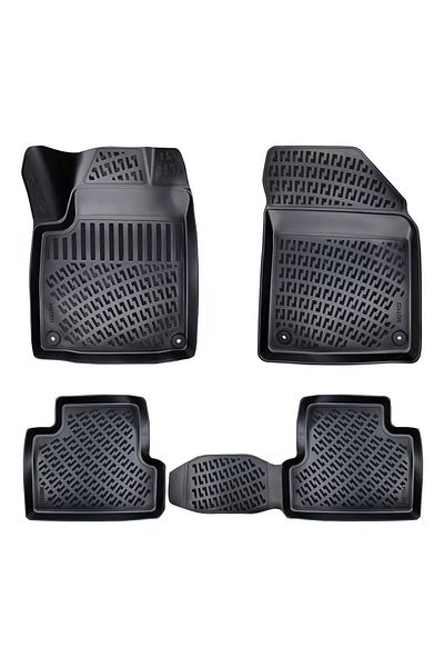 Umbrella UMBRELLA RUBBER CAR MATS SET FOR JEEP CHEROKEE (KL) 2014-2019