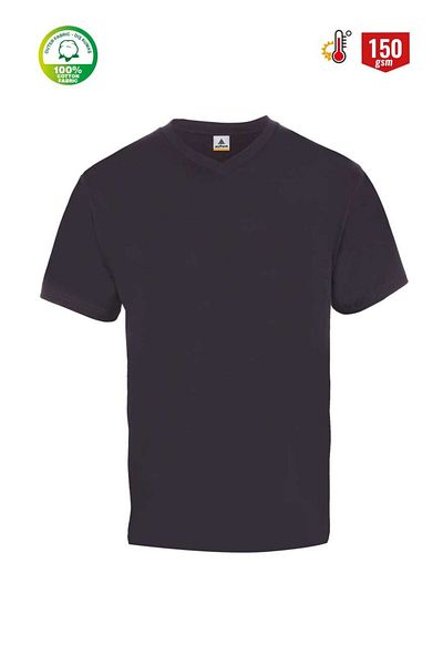 MyForm 08129 Tricou Confort cu decolteu în V Supreme Black