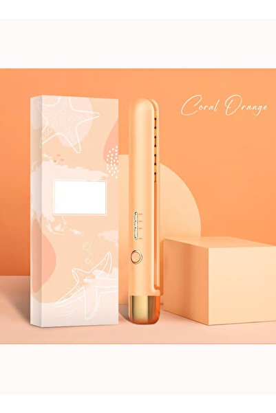 COOYA Hair Curler, Cordless Rechargeable, Ceramic Hair Crimper, Travel Size, Perm Styler(Gold, One Size)