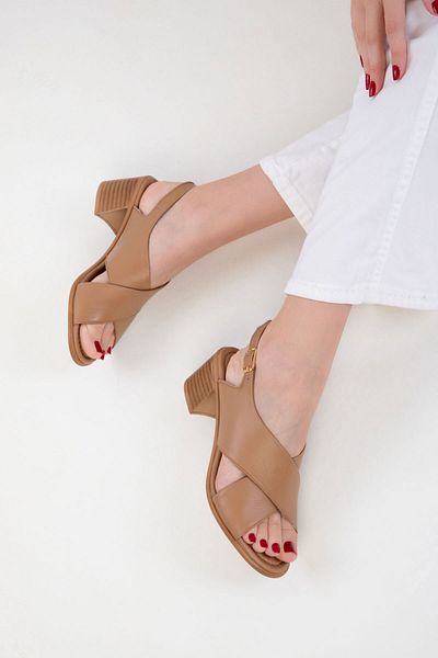 SOHO Nerz Echtes Leder Damen Klassische Schuhe mit Absatz 20546