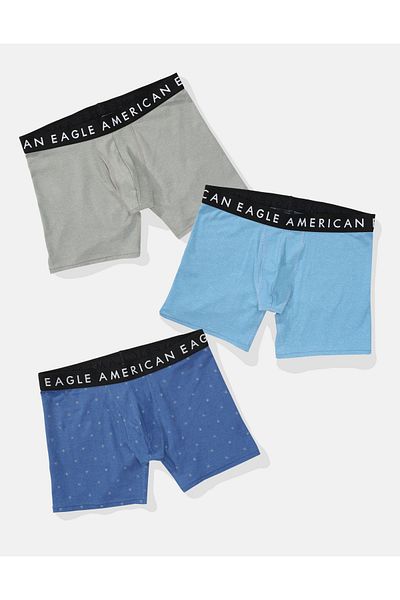 AMERICAN EAGLE AEO 6" موجز الملاكم الكلاسيكي - 3 عبوات U-0235-3865-900