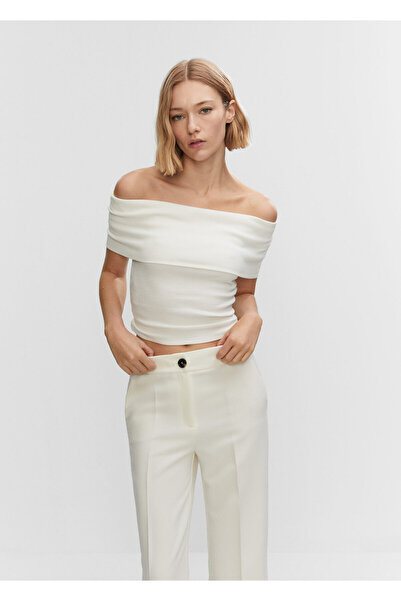 MANGO Natürel Kadın Pantolon 47010150