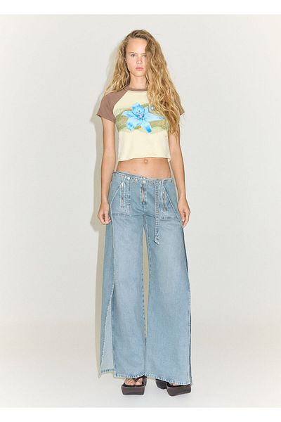 MANGO Woman Γυναικείο T-Shirt VAINILLA 77090625