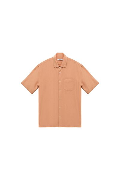 MANGO Woman Koszula męska Seftali Orange 77020575
