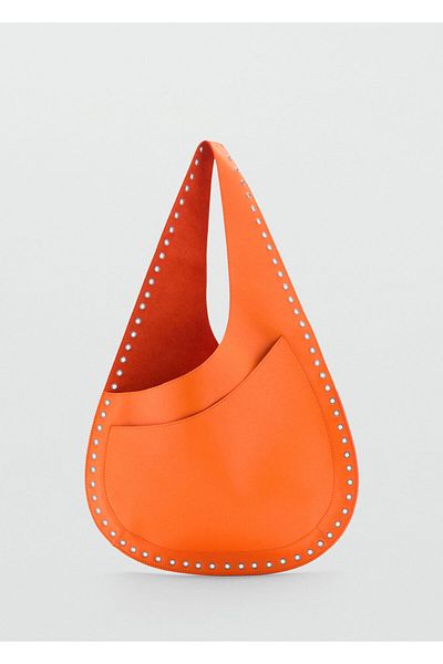 MANGO Woman Orange Women's Shoulder Bag 77020640