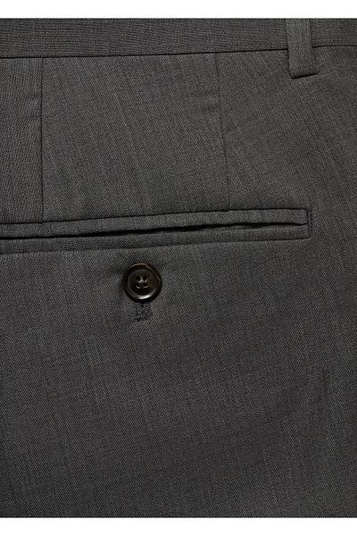 MANGO Men's Light Gray Trousers 47035132
