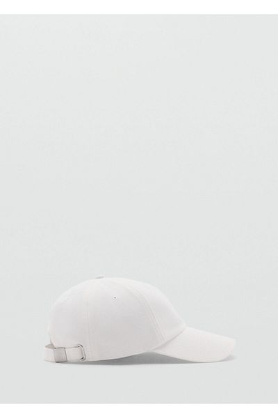MANGO Woman Text embroidered hat
