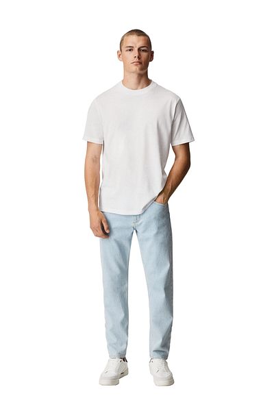 MANGO Λευκό Ανδρικό T-Shirt47001122
