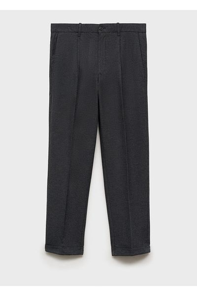 MANGO Gray Men's Trousers 67010674