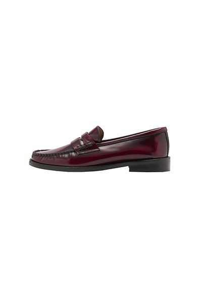 MANGO Woman Pantofi clasici de damă roșii Claret 77013666