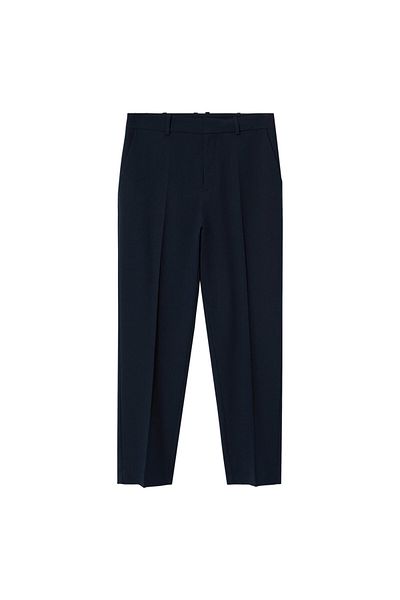 MANGO Women's Navy Blue Pants47050033