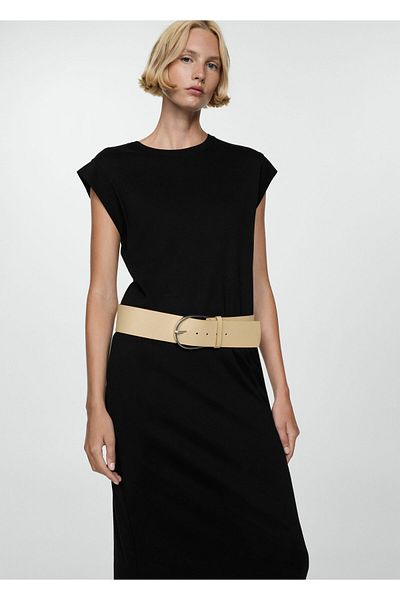 MANGO Woman Black Women's Dress 77032919