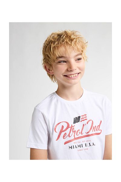 Petrol Industries Jungen-T-Shirt SS mit klassischem Aufdruck