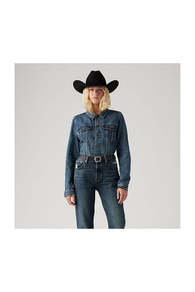 Levi's Bunda dámská / dívčí modrá