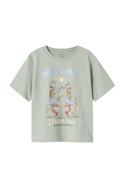Name it Футболка Kadın / Kız Aqua Grey