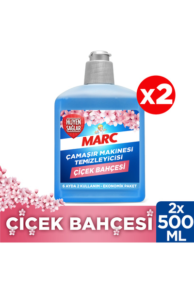 Marc Floral Çamaşır Makinesi Temizleyici & Koruyucu Kireç Önleyici 500ml  X 2