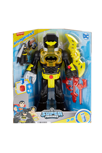 Imaginext Fisher-Price Imaginext DC Super Friends™ Batman™ Insider ve Exo Kostümü, ışıklı, sesli robot HYG31