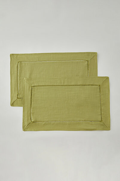 TRENDYOLMİLLA HOME 2-комплектний набір сервірувальних скатертин з вишивкою пі...