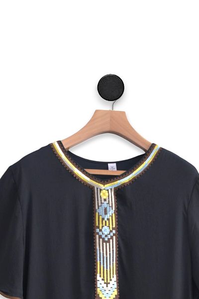 Lilo Co Embroidered Maxi Dress