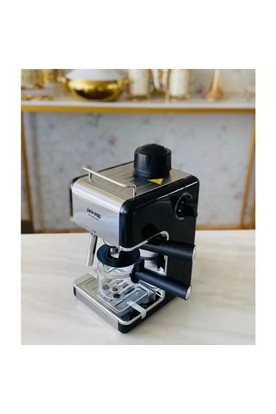 HOME MASTER Home Master Espresso Coffee Maker 240ml 800W - Black & Silver