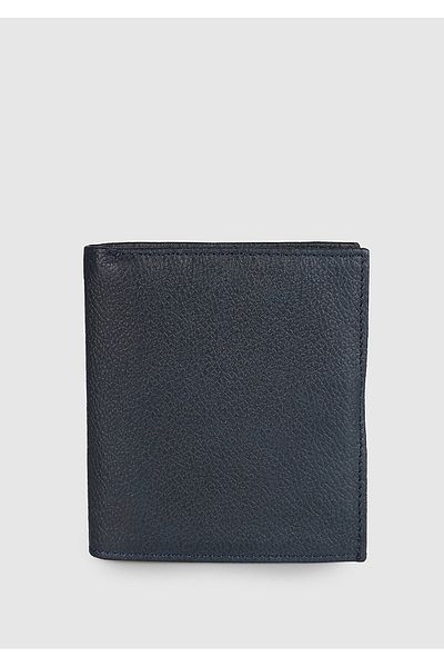 Provoq Provoq 1115 Navy Blue Leather Wallet