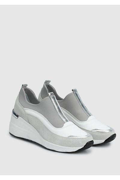 Provoq Tenis de damă din piele albă