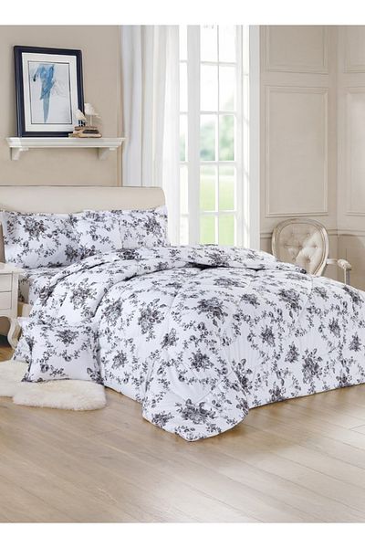 Generic Comforter Set 4 Piece Single Size Elegant Bedspread Lightweight Comforter Suitable for All Seasons