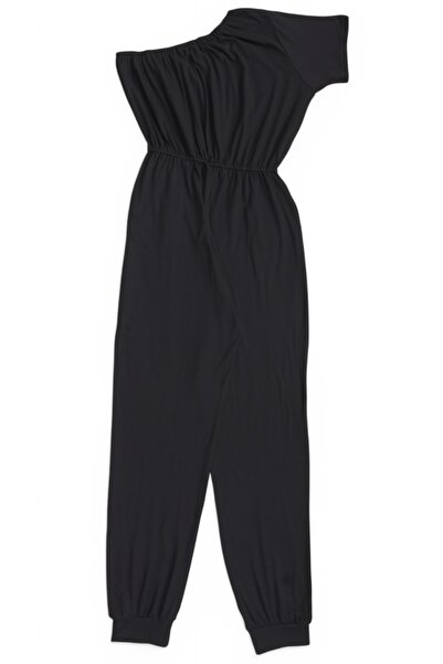 Lilo Co One-Shoulder Jumpsuit - Black