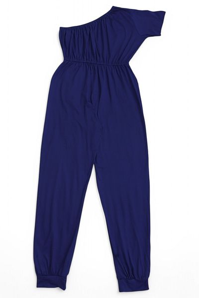 Lilo Co One-Shoulder Jumpsuit - Blue