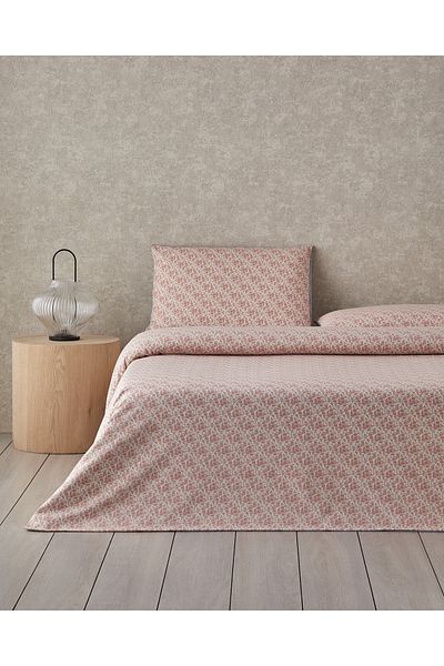 English Home Floral Breeze Easy-Iron Single Duvet Cover Set 160X220 cm Pink - Blue