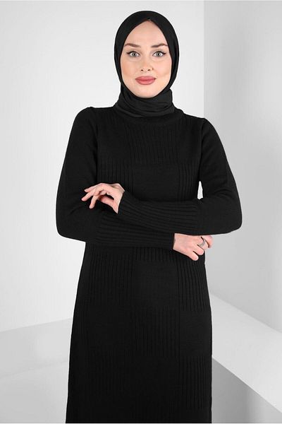 Alvina THROAT COLLAR KNITWEAR TUNIC 44063