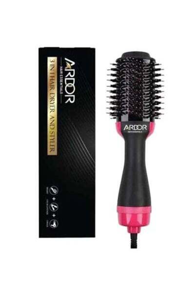 HALAMODO Professional One Step Hair Dryer & Volumizer Black/ Pink