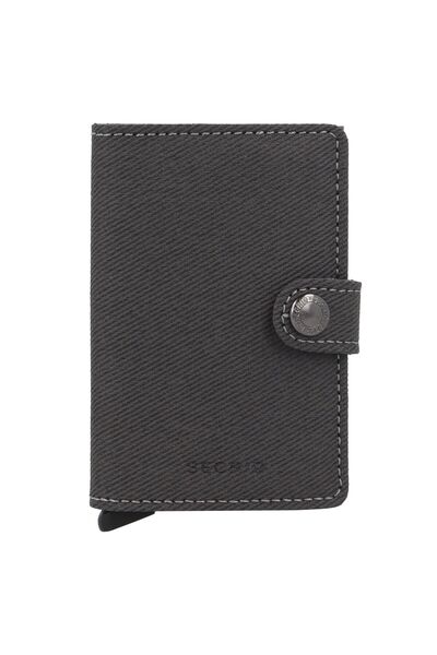 Secrid Portofel mini Twist pentru carduri de credit, RFID, din piele, 6,5 cm