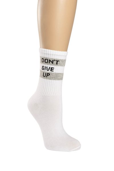 SUWEN Don'T Give up Socket Socks