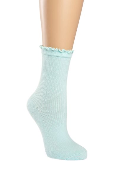 SUWEN Frill Socket Socks