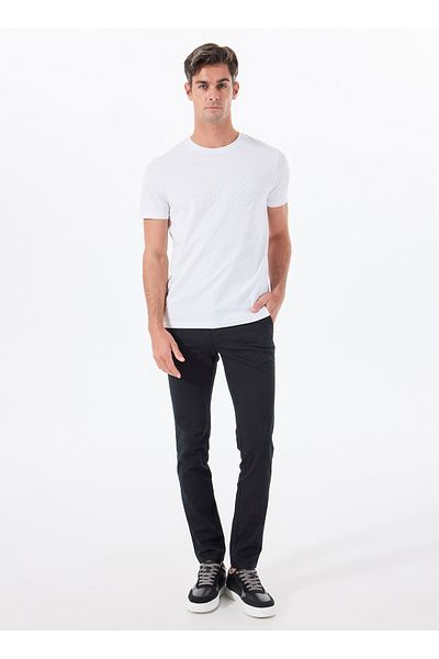 ALTINYILDIZ CLASSICS Altınyıldız Classics Normal Waist Normal Leg Slim Fit Black Men's Trousers Ace 001252192 Syh