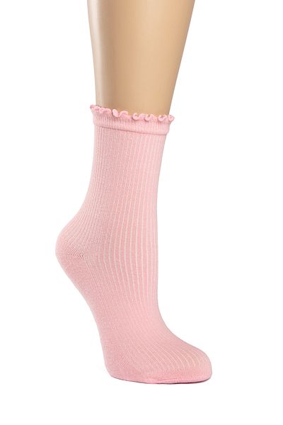 SUWEN Frill Socket Socks