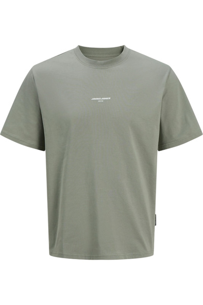 Jack & Jones Tricou JACK &JONES Lido AOP Back Print - 12276629-Shadow