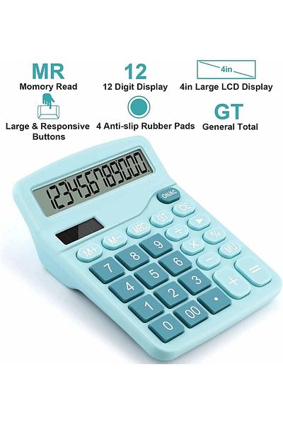 fulina Office Desk Calculator, Calculator with Big Button Large Display for Office Home and School