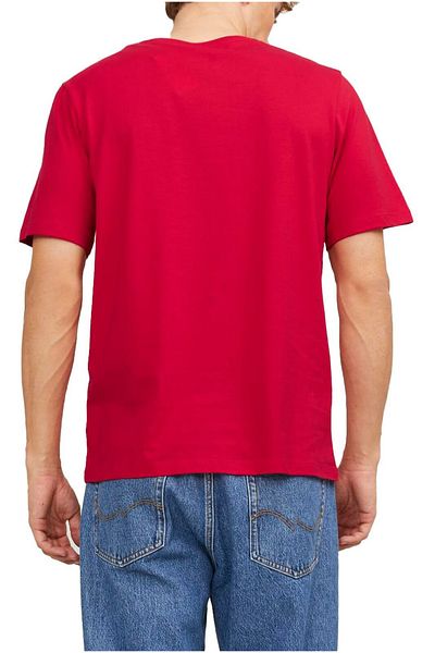 Jack & Jones Tricou JACK &JONES Corp Logo Small Print - 12233999-True Red SP